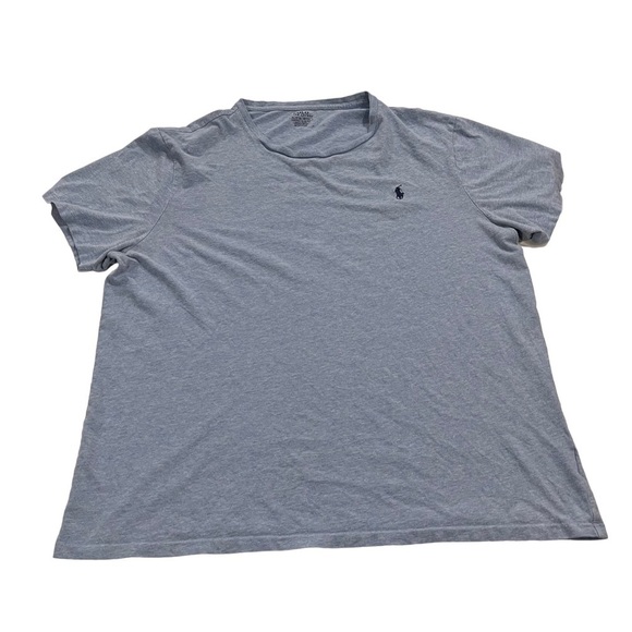 Polo Ralph Lauren Smoky Blue & Navy Pony Short Sleeve T-Shirt Sz XL 100% Cotton - Picture 6 of 12